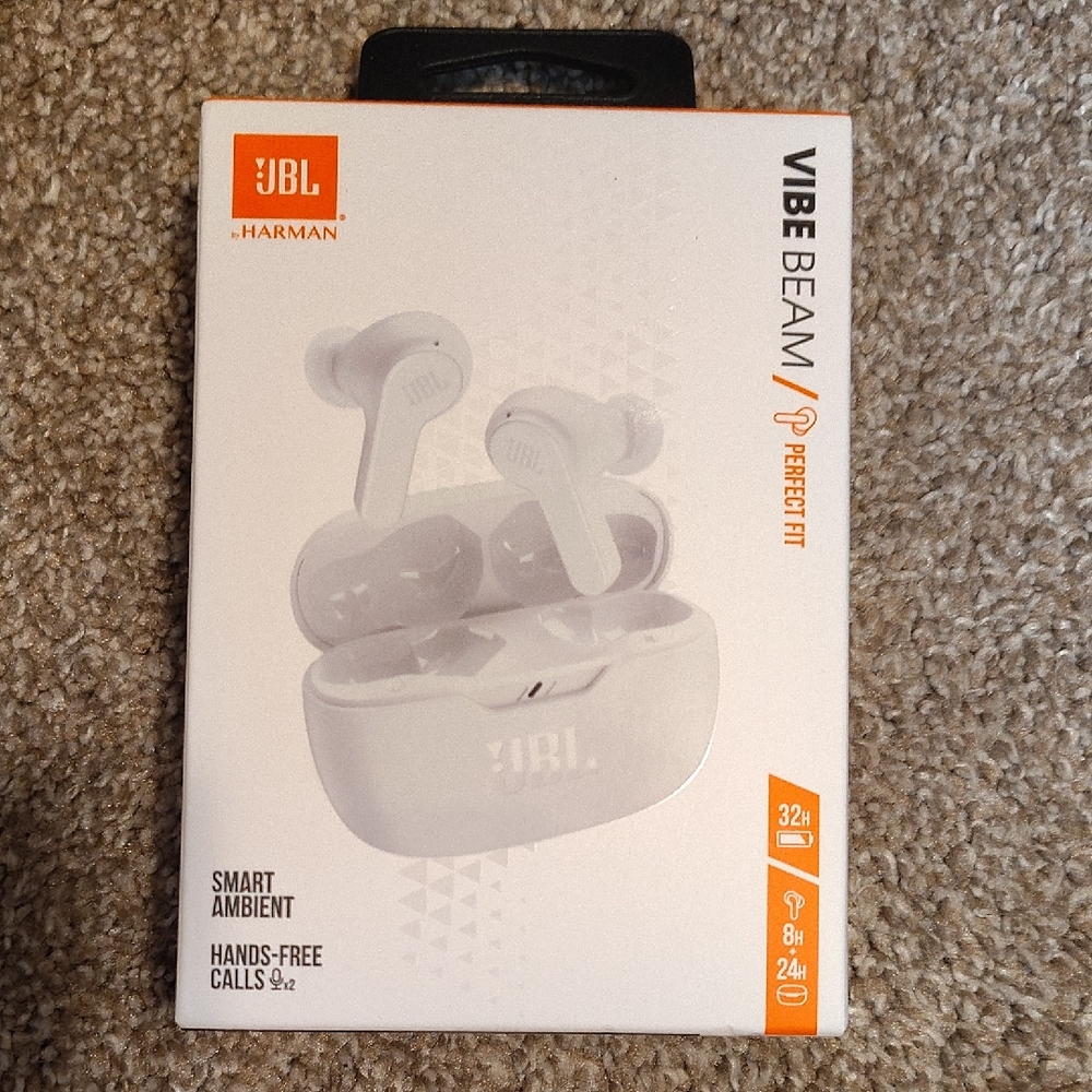 JBL Vibe Beam Wireless Earbuds NIB